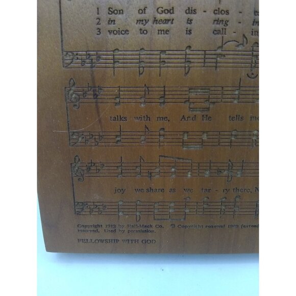 P.Graham Dunn Amish Cherry 1912 C. Miles "In the Garden" Laser 7"x 5.25" plaque - Picture 3 of 12